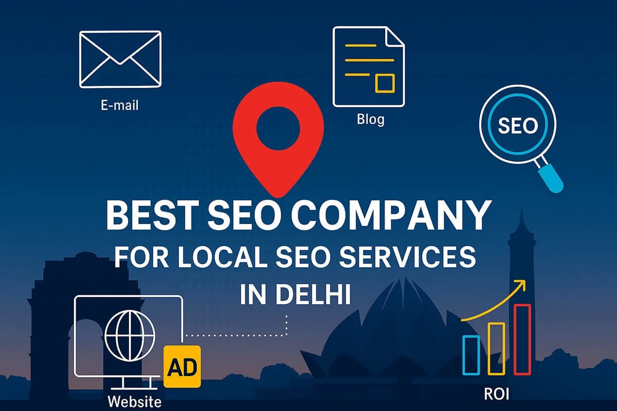 Illustration for SEO Company in Delhi Focused on Rankings, Traffic & Leads